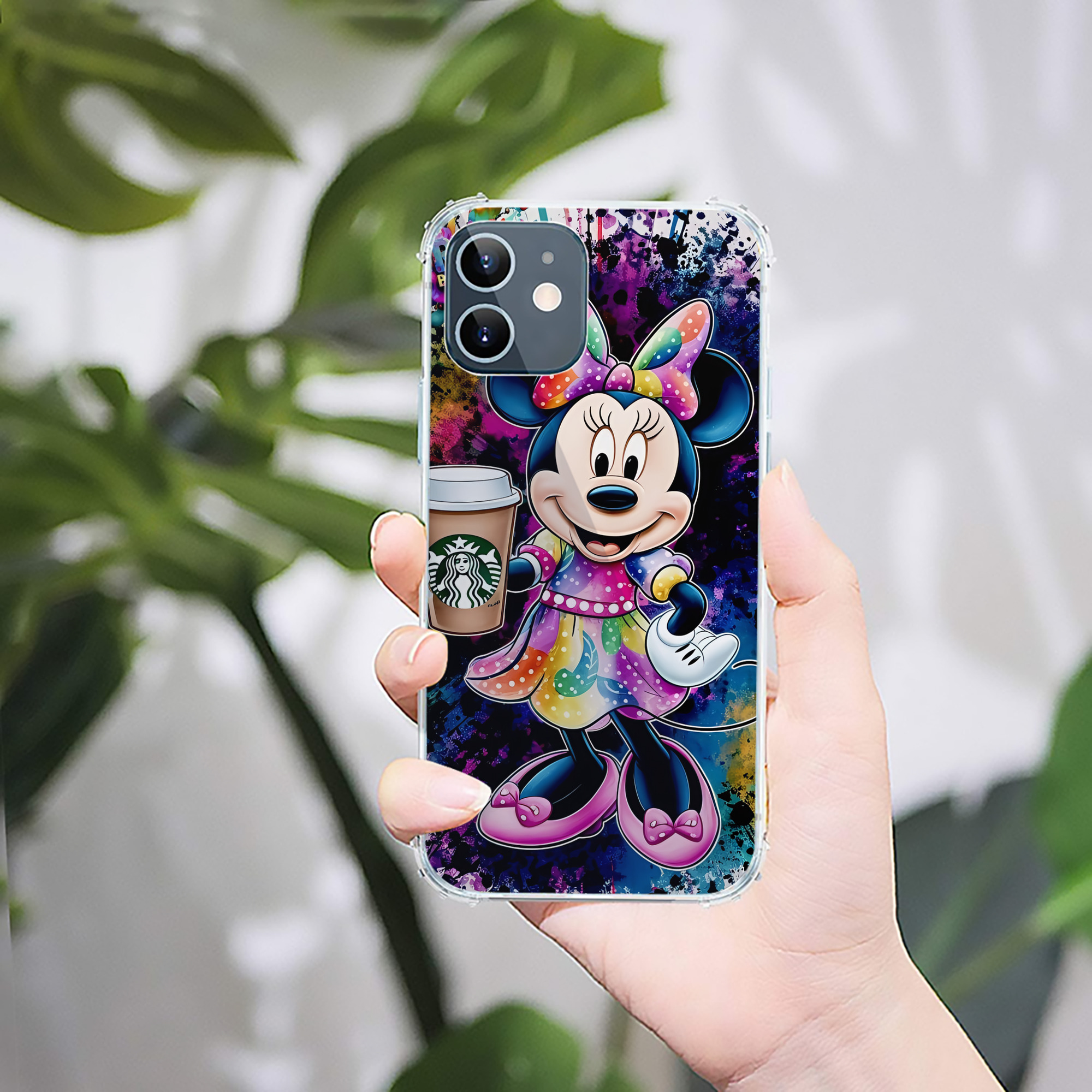 ミッキーマウス Mickey Mouse 【iPhone 12シリーズ対応】透明スマホケース（クリアソフトケース）